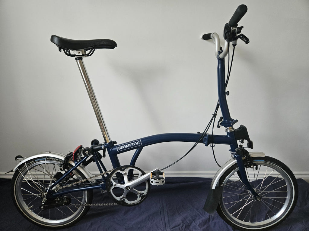 Brompton M3L - 3 Speed - C Line - Mid- Tempest Blue