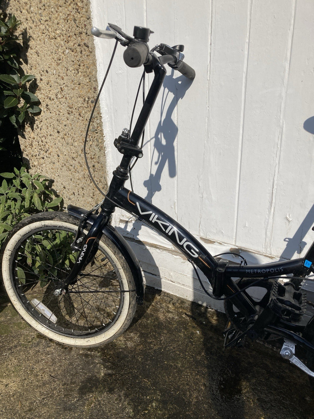 Viking Metropolis Unisex 20" Folding Bike 6-Speed Gears, Black