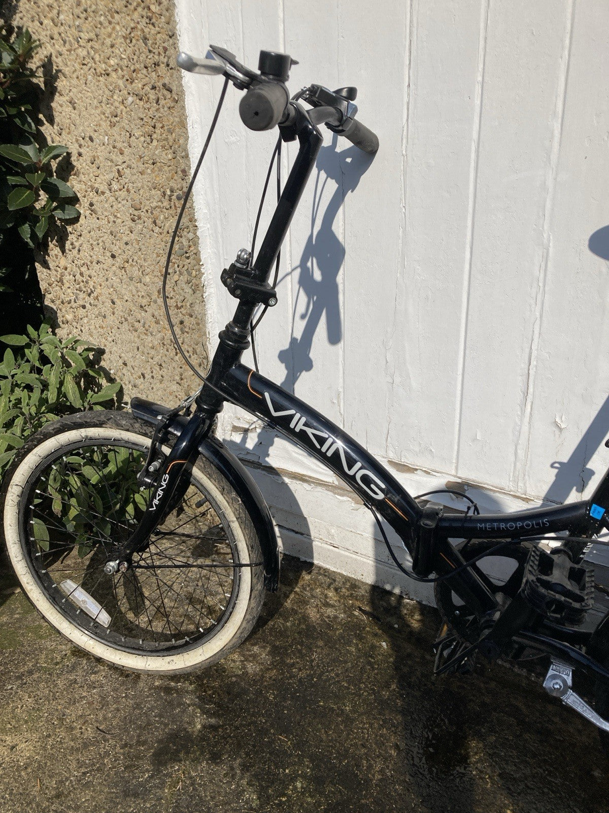 Viking Metropolis Unisex 20" Folding Bike 6-Speed Gears, Black