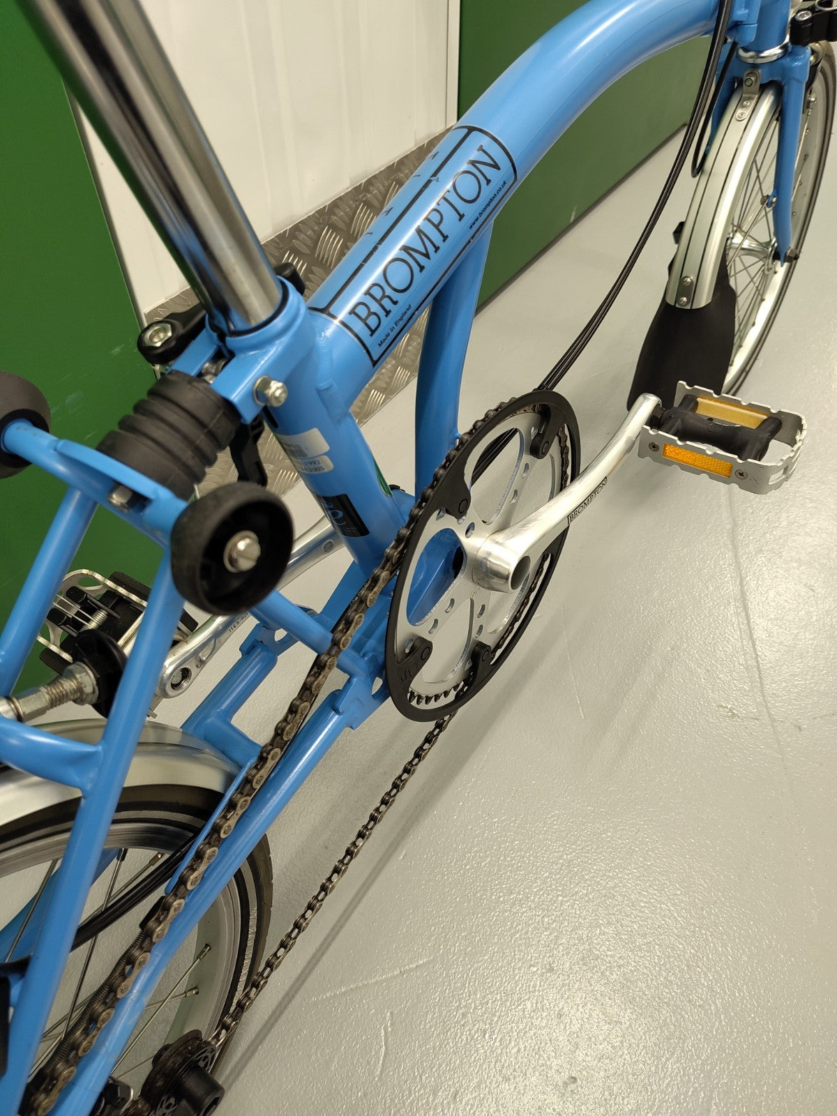 Brompton C Line Explore M6R rack mudguards six gears medium Only test ridden