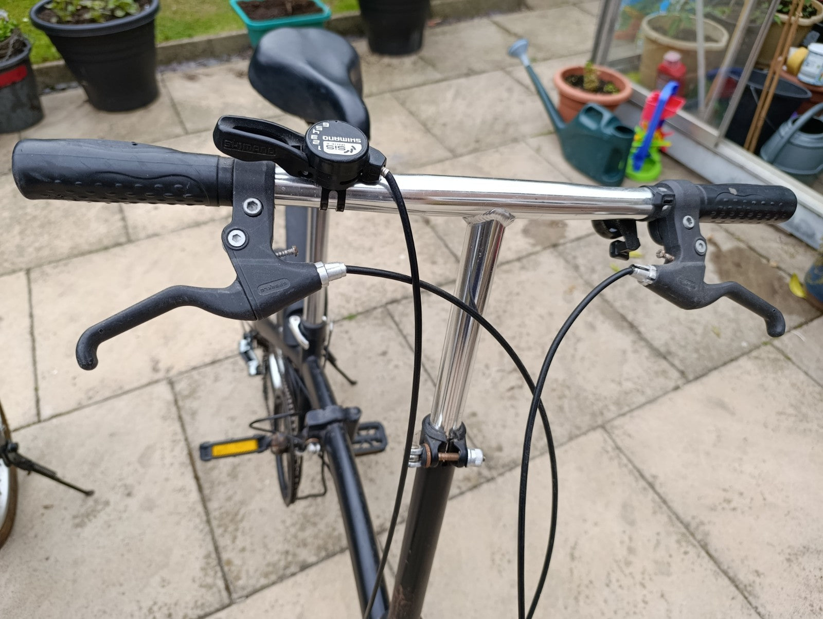 2 Folding Bikes, 5 speed. 16 inch wheels. Used.