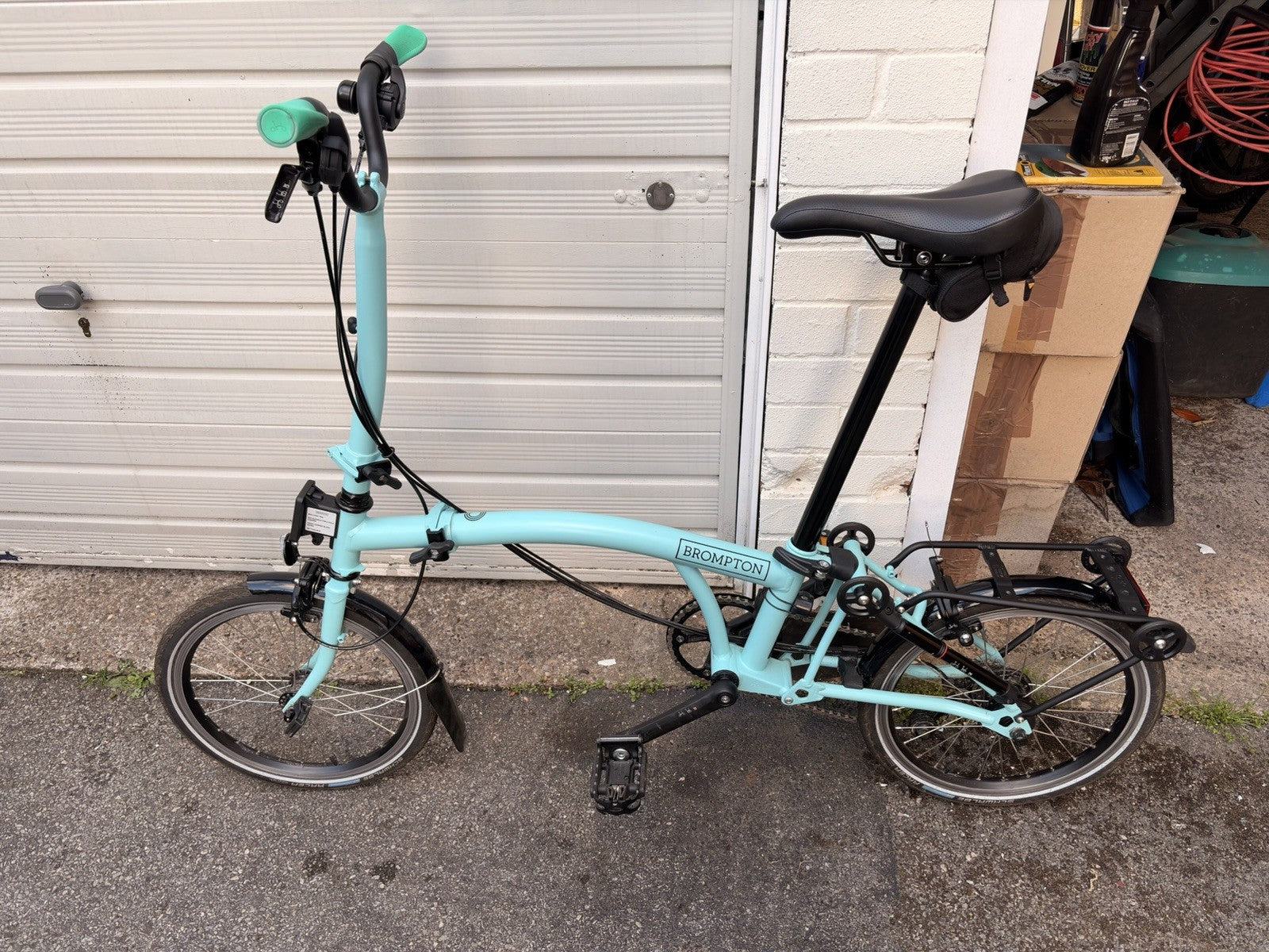 Brompton C Line 12 Speed Black Edition Folding Bike - Good Condition