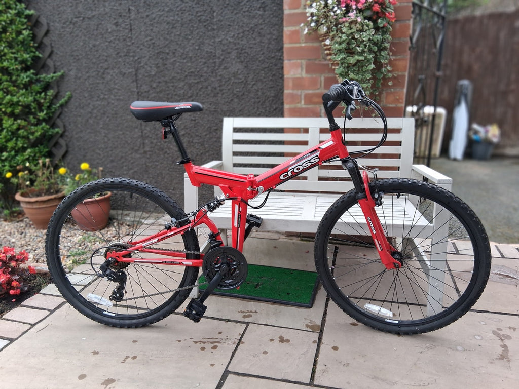 Cross CXF300 Folding Mountain Bike 26" Red