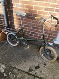 Raleigh RSW 16 retro vintage bicycle - Green - with working dynamo