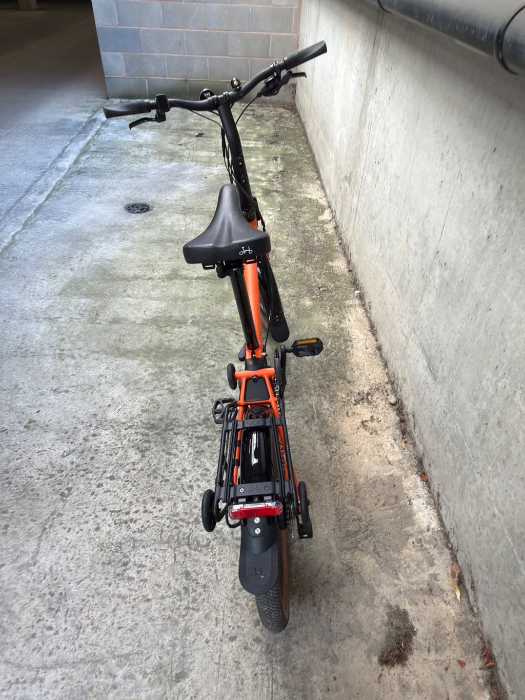 Brompton G Line - 4 SPEED  and extras package Size Large - Adventure Orange