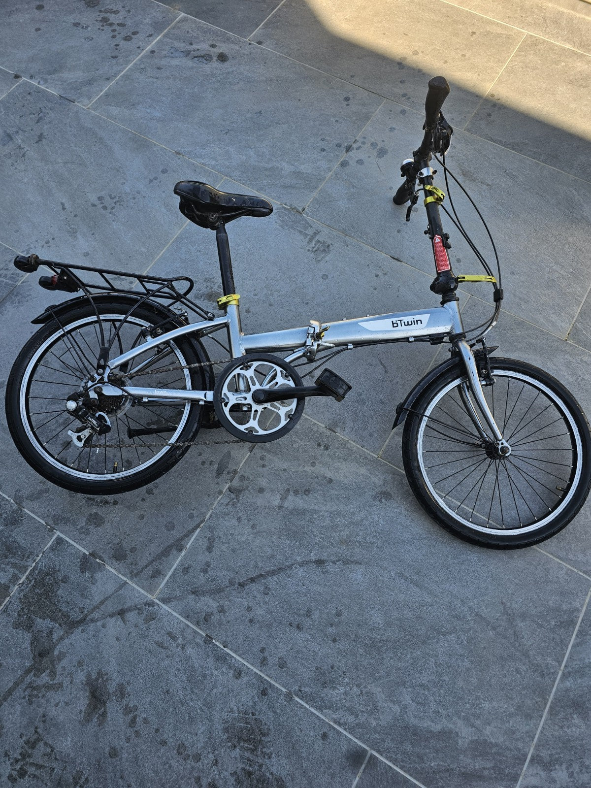 Btwin Hoptown  20 Inch Folding Bike city road bicycle