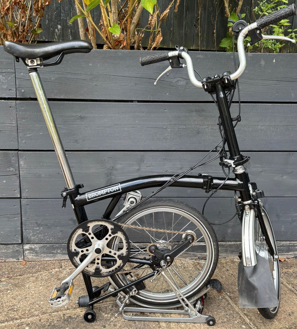 Brompton M3L Swytch Converted Folding Bicycle 3 Speed C line gloss Black