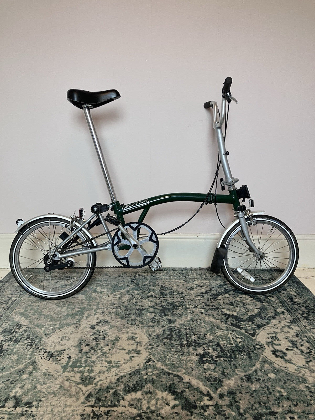 Brompton M3R folding bicycle in Racing Green - Light Leisure Used