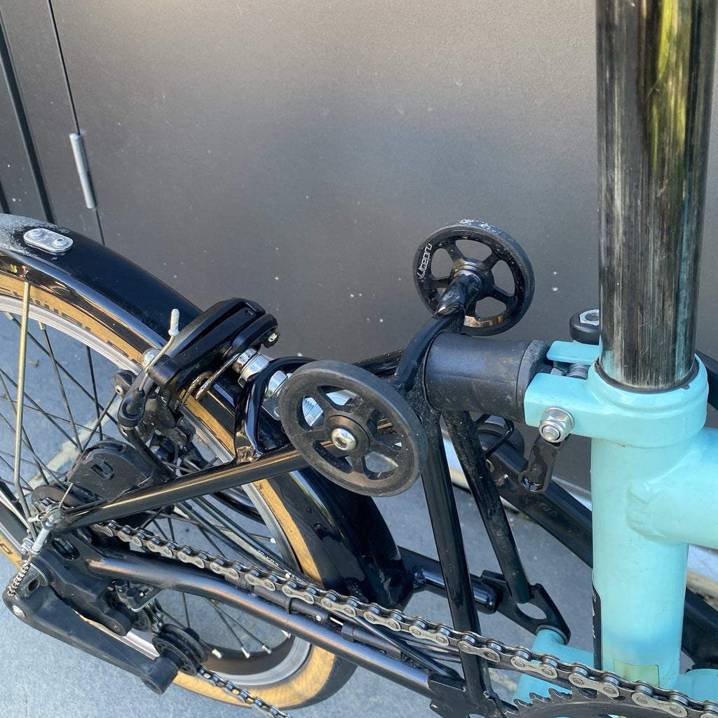 Brompton C-line 6 Speed Black Edition In Turkish Green