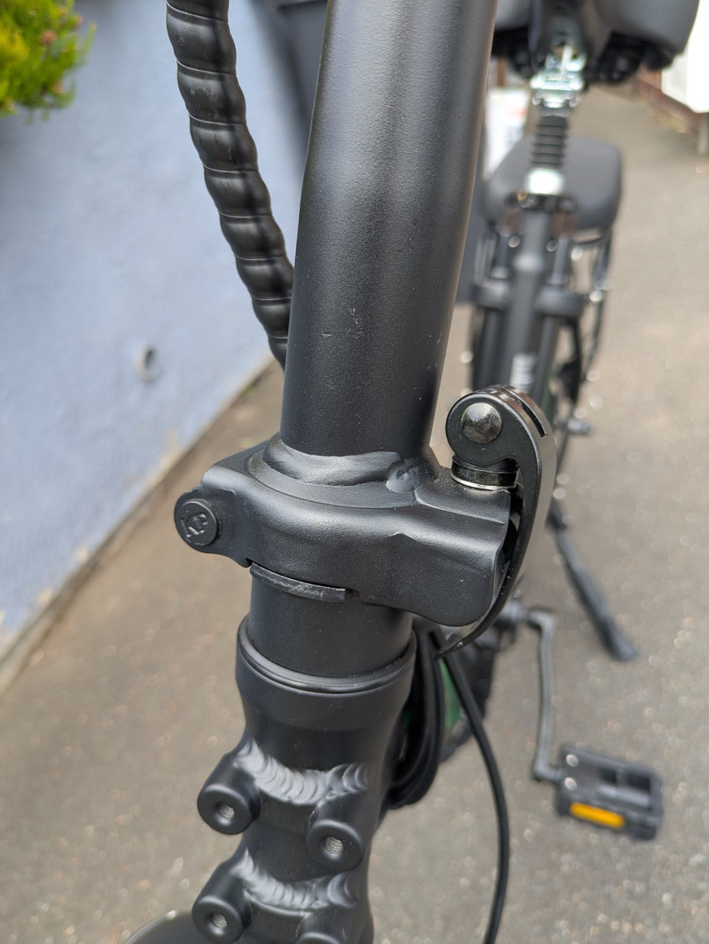 KOOLUX BK6 Foldable Bike, Throttle and rear seat, 250w Road Legal