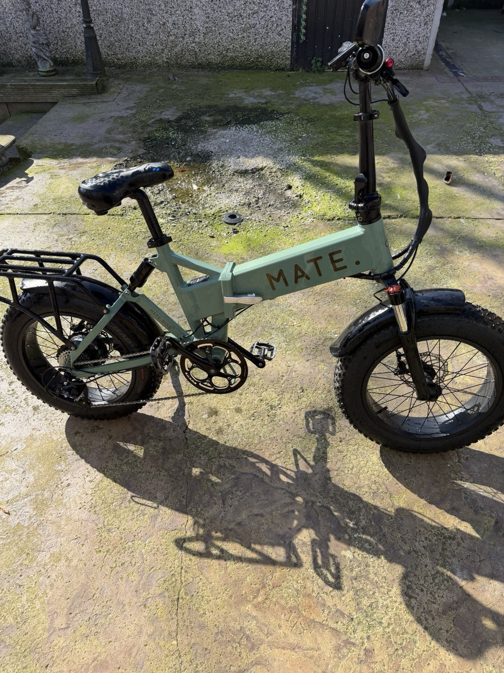Mate x Bike Folding Green Bike On Off Road