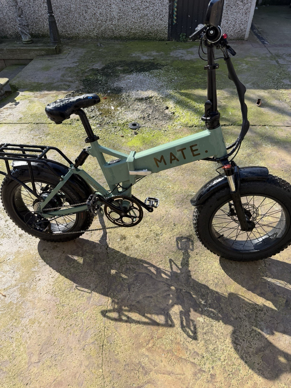 Mate x Bike Folding Green Bike On Off Road