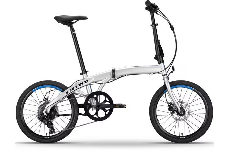 Carrera Intercity 2 Folding Bike 20in Wheels 9 Speed - Alloy - Silver (Marks)