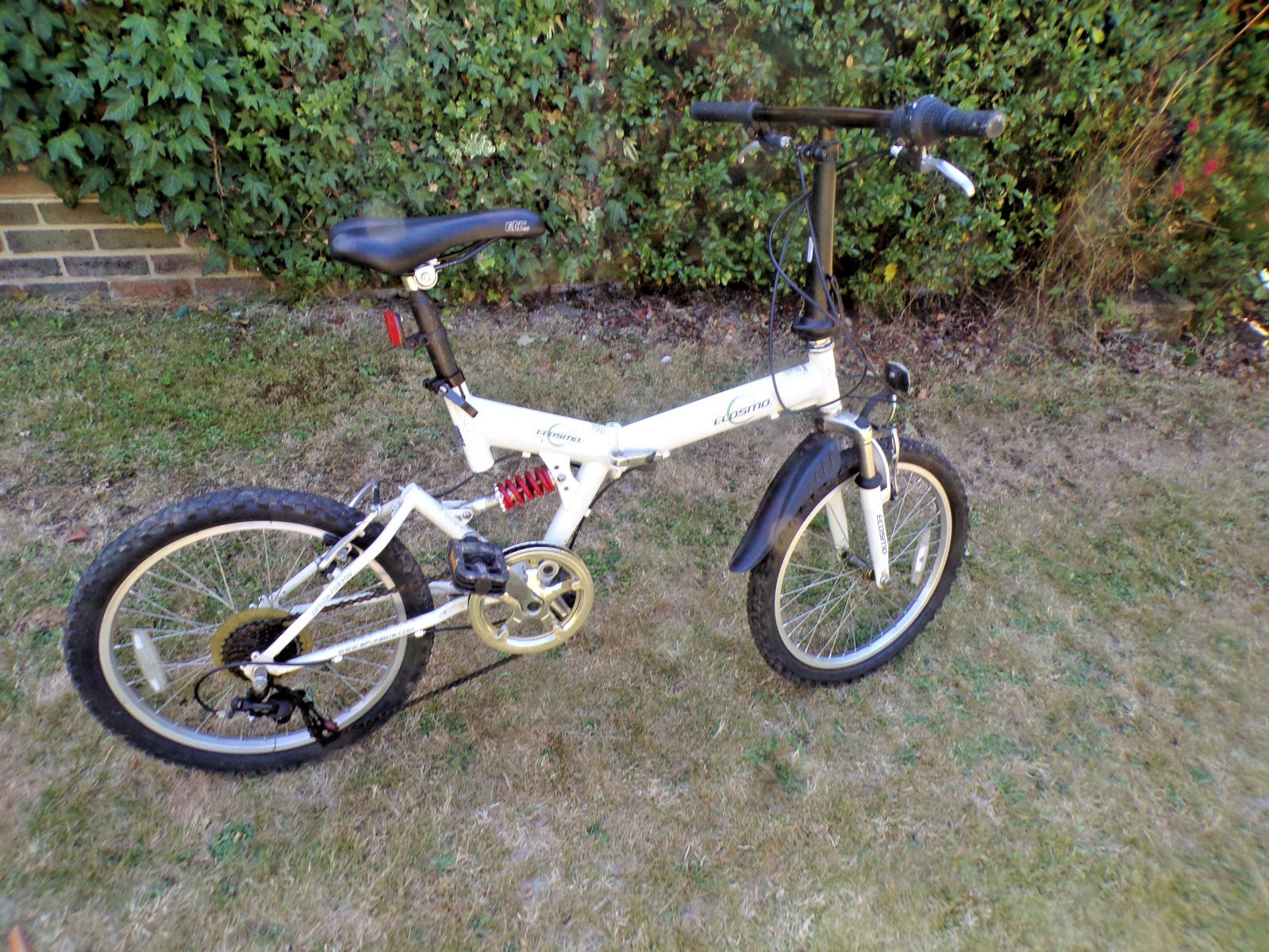 Ecosmo Lightweight Alloy Folding City Bicycle 20" Wheels White