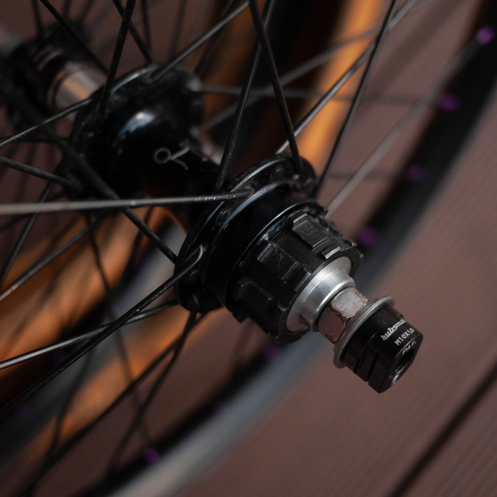 Brompton 1/2 speed Black Edition Superlight Wheelset Schwalbe One Tan Wall