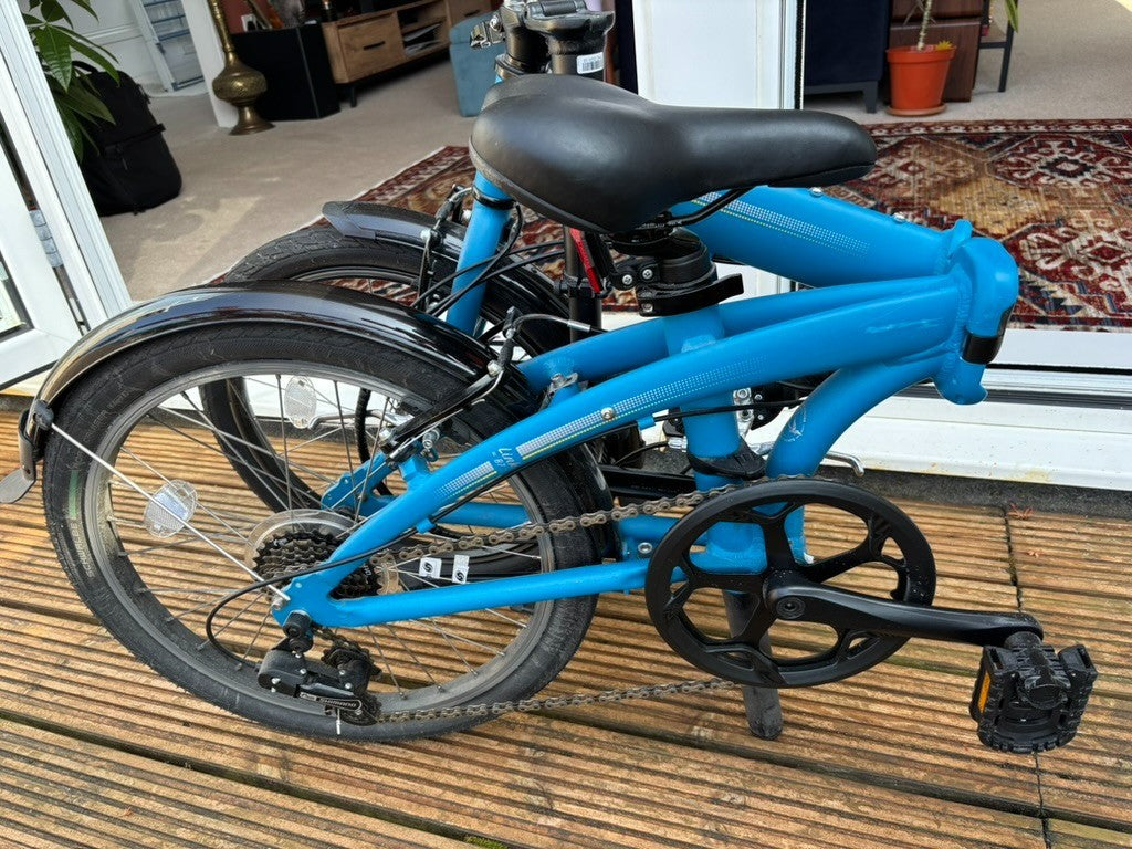 Tern Link B7 Folding Bicycle 20" - Blue - Good Condition