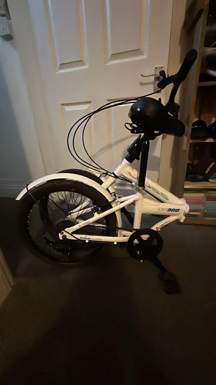 Cross CRF300 alloy folding bike 20in white colour