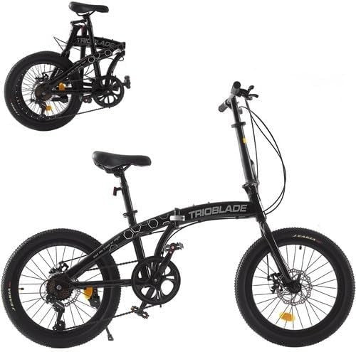 20” Folding Bike 7-Speed Lightweight Aluminum Frame for Adults & Teens