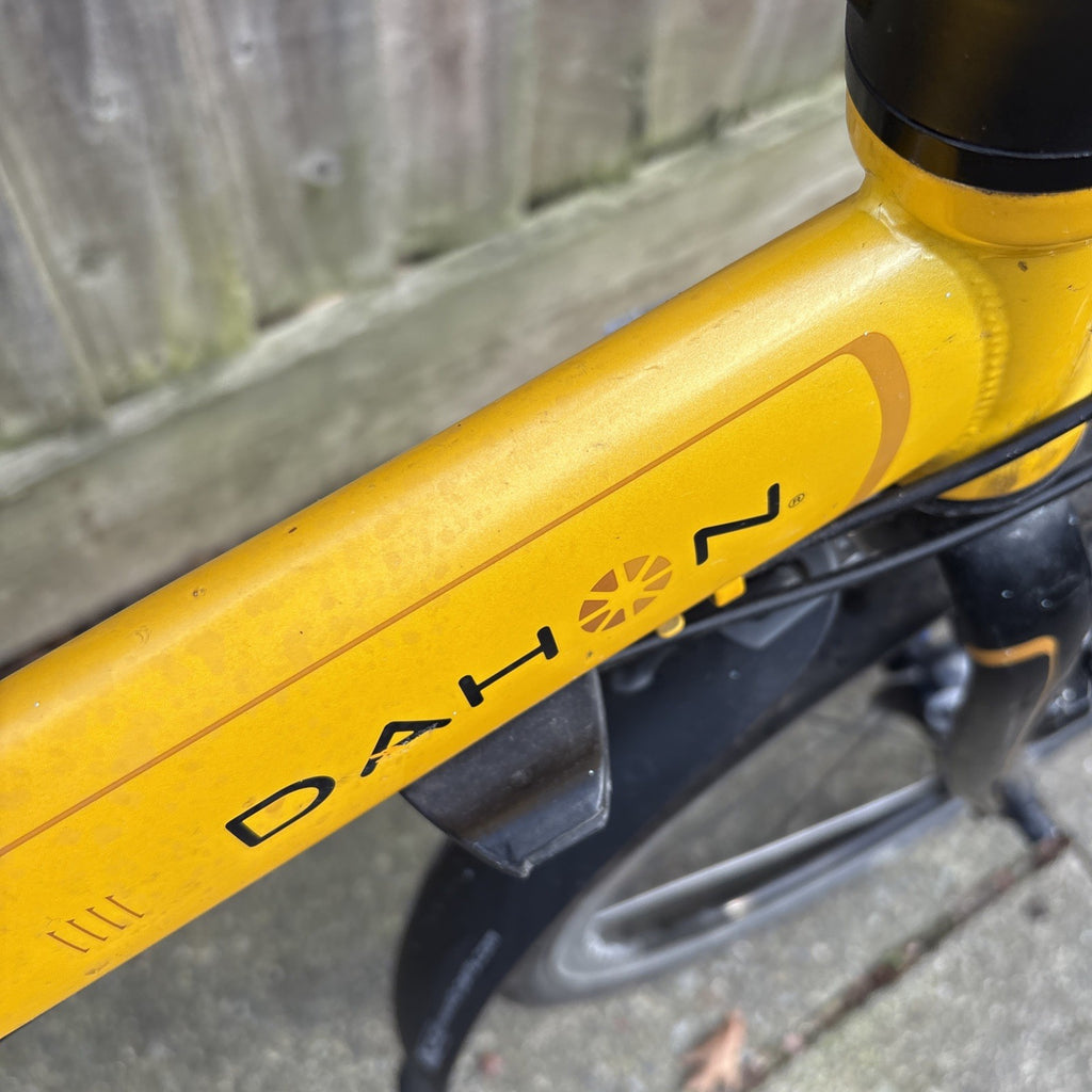 Dahon Speed Pro -7 Speed Folding Bike In Yellow