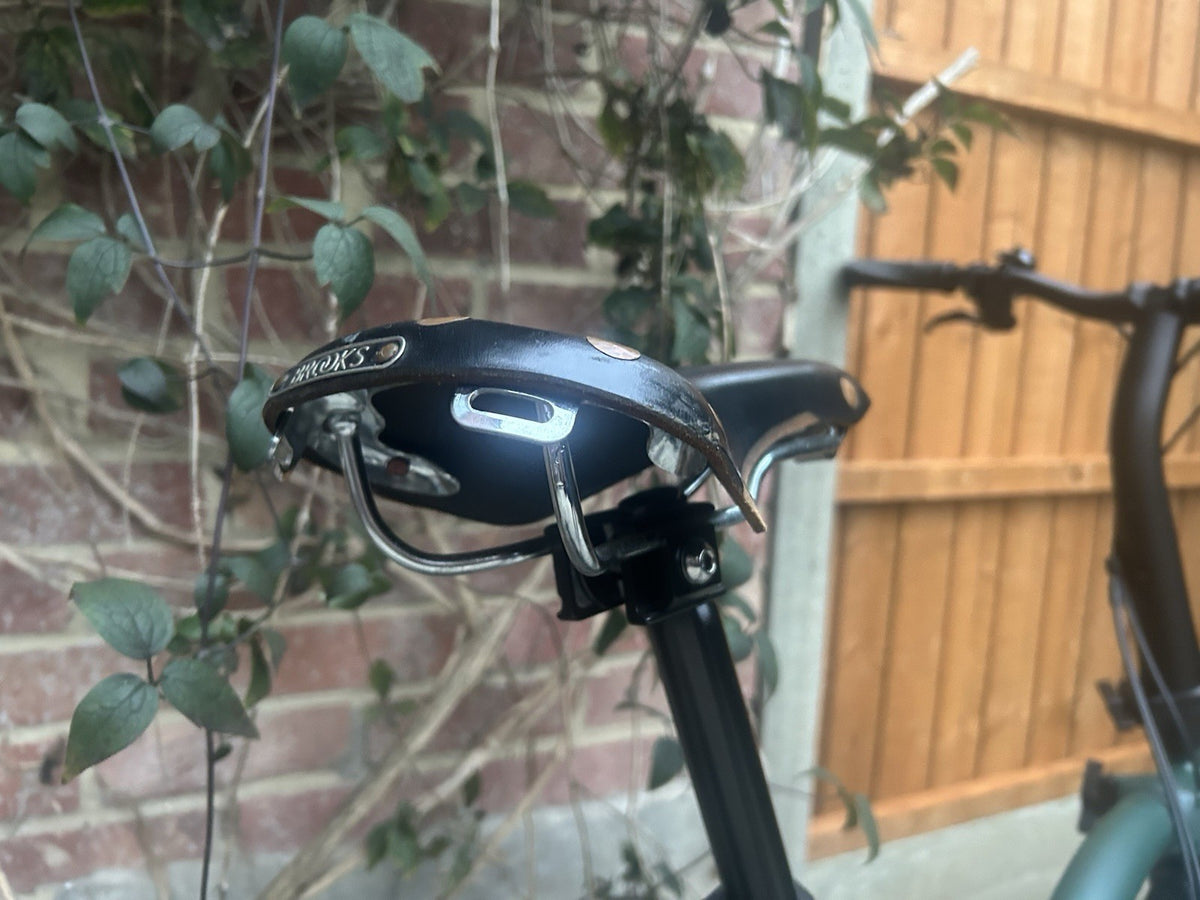 NEW Brompton G Line Green - L 20in Wheels Mechanical Disc Brakes Rack