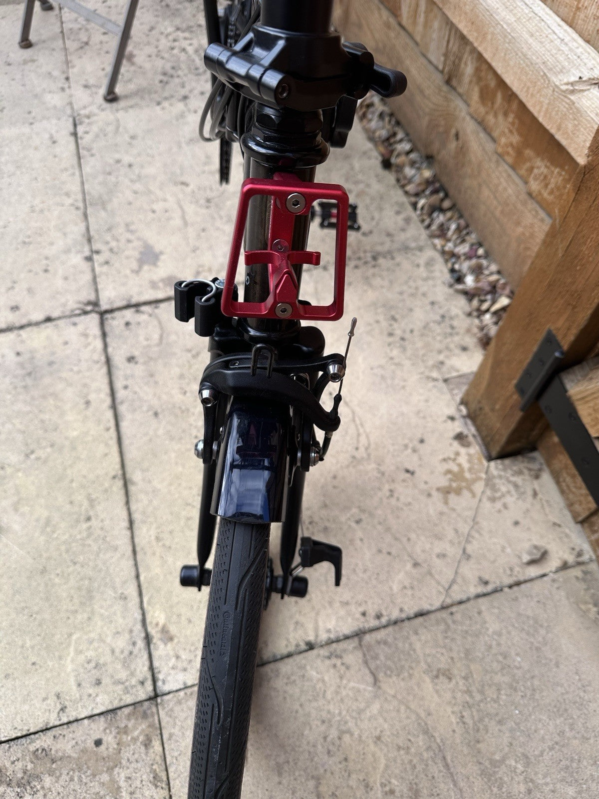 Brompton C Line 6-Speed Black Lacquer Edition Low Bar