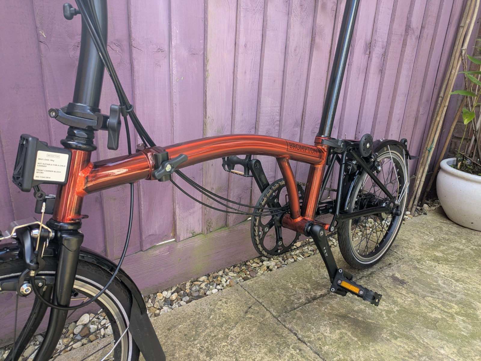 Brompton C Line Explore 2023 Black Flame Lacquer High-Speed 6-Speed 11kg