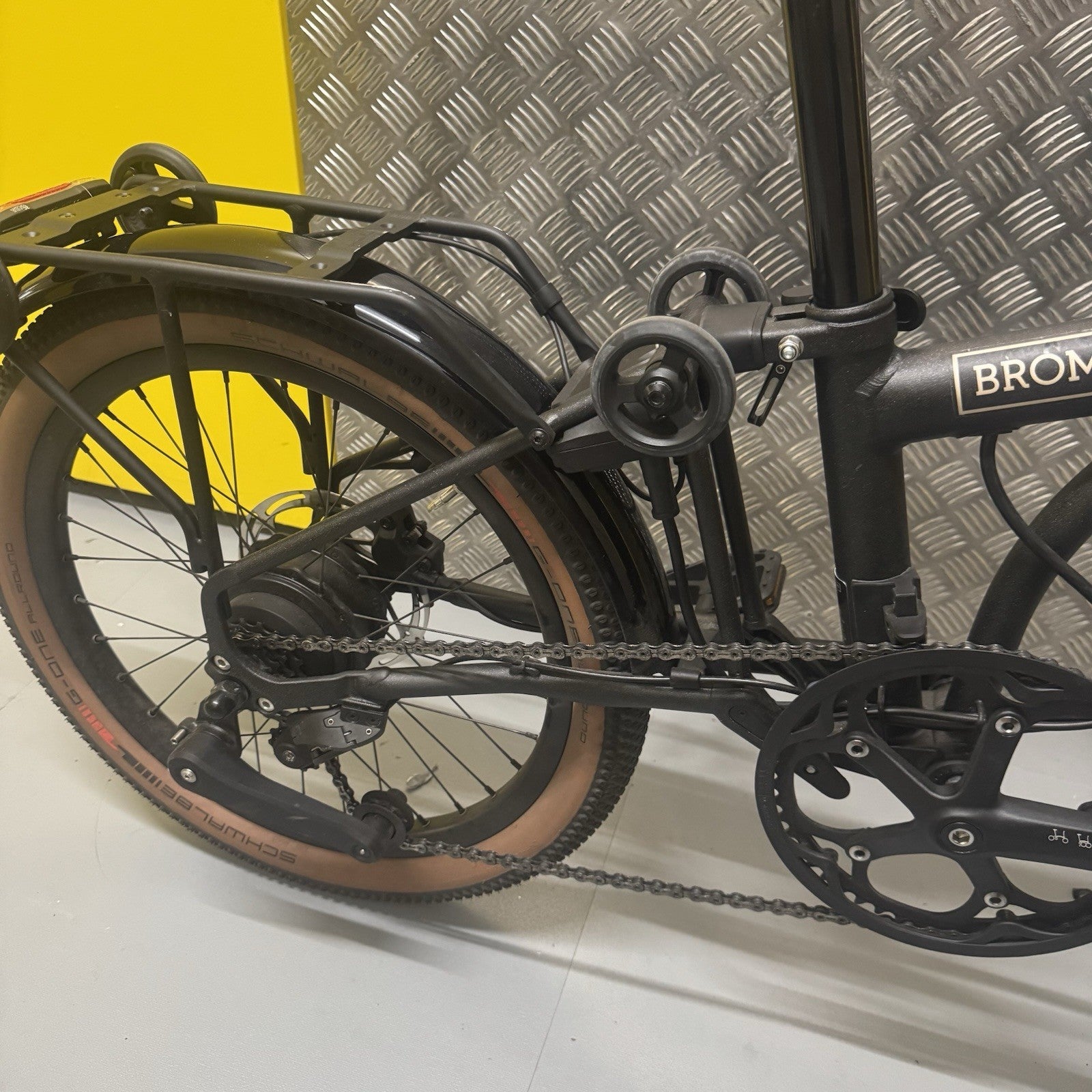 Brompton G Line 4 Speed Space Black Folding Bike