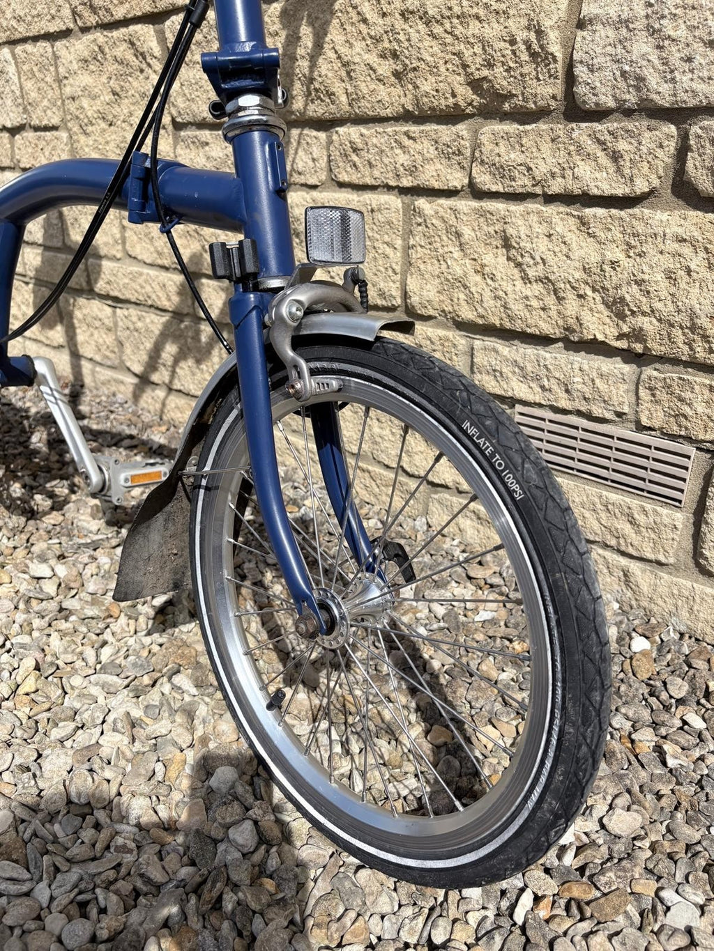 Brompton Folding Bike, 3-speed, M-bar