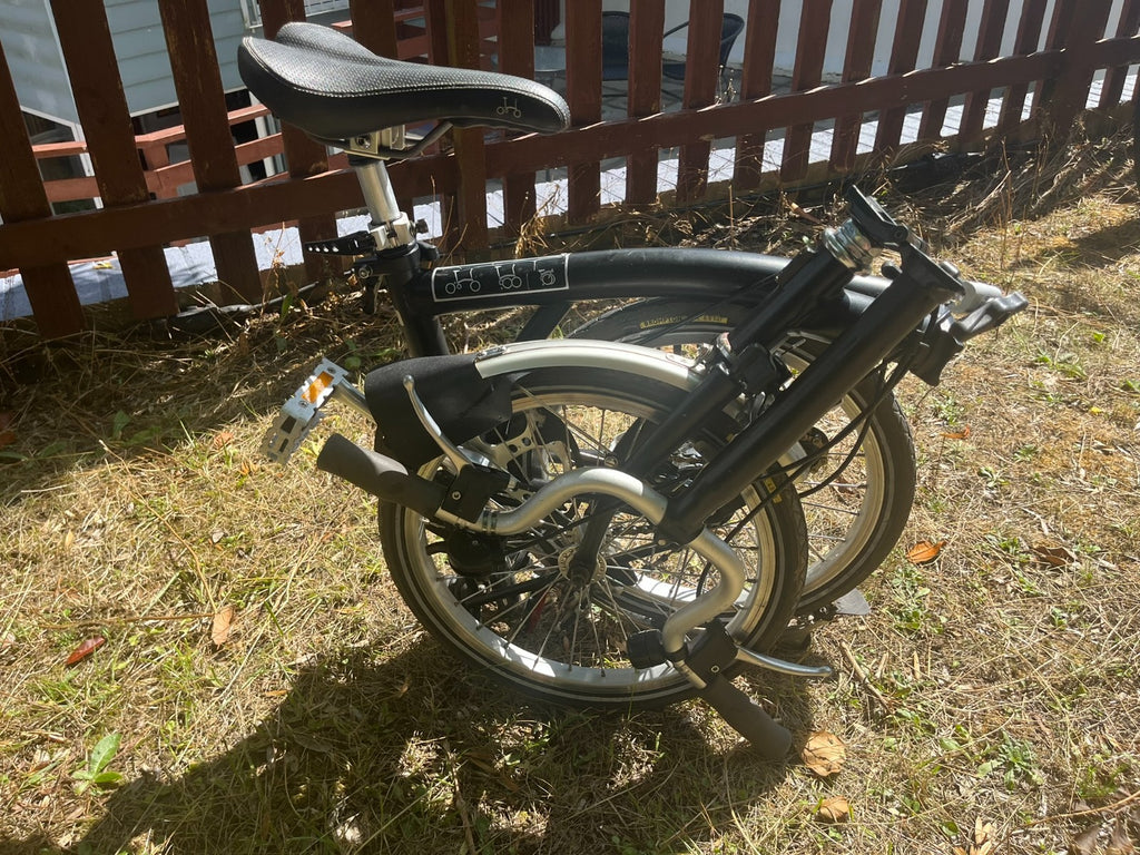 Brompton M3R Folding Bike - 3 Speed - Black