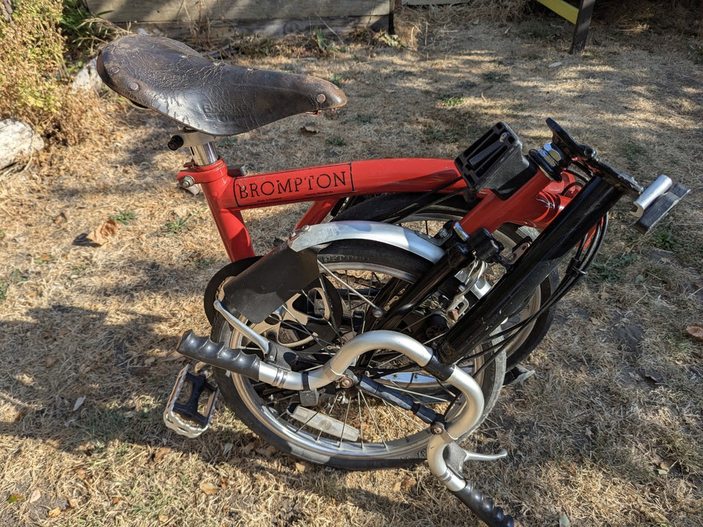 Vintage Brompton 5 Speed 1990's - Lightly used.