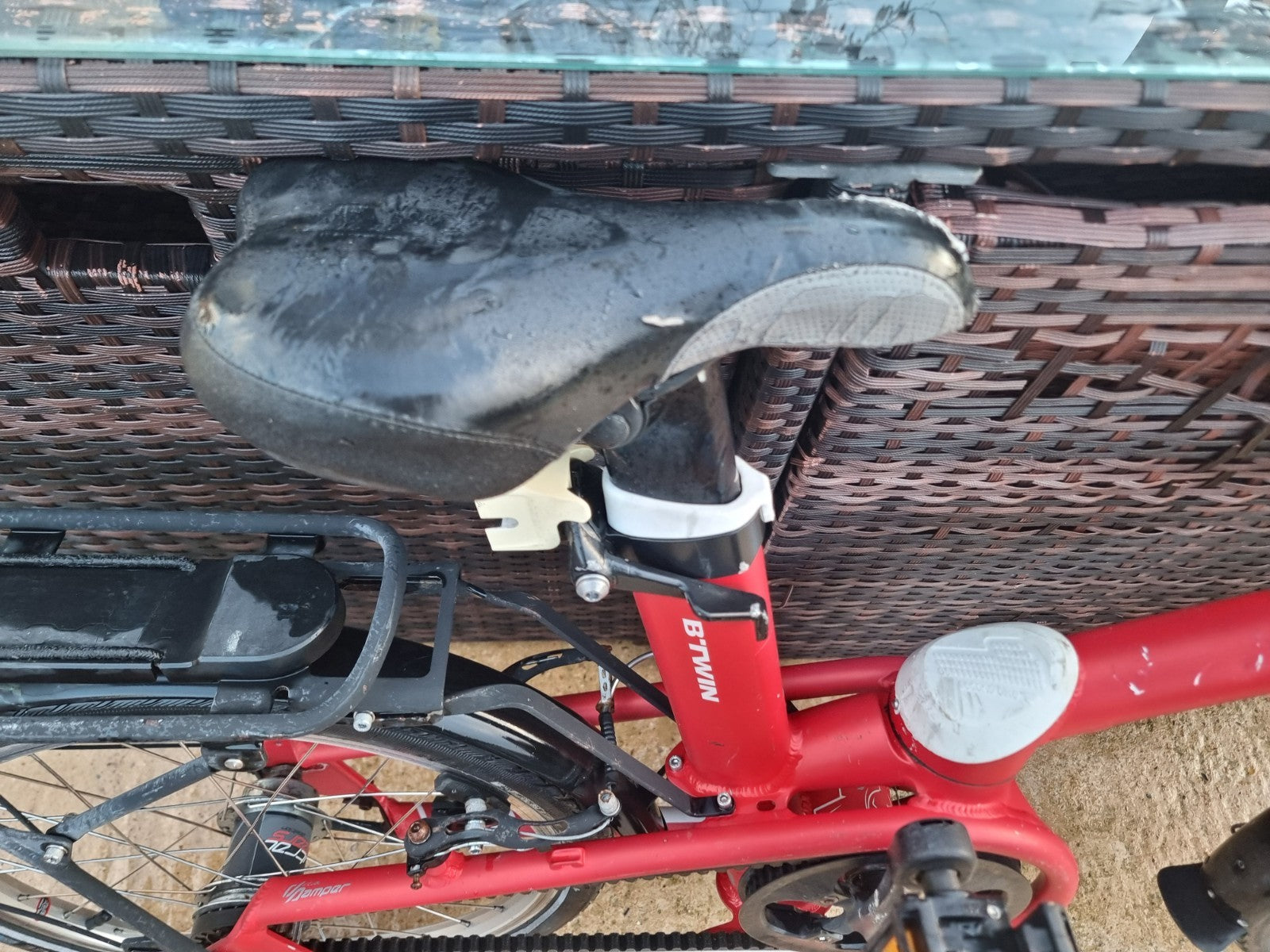 Btwin Tilt Aluminium Folding Bike Ideal Motorhome Car Commuting