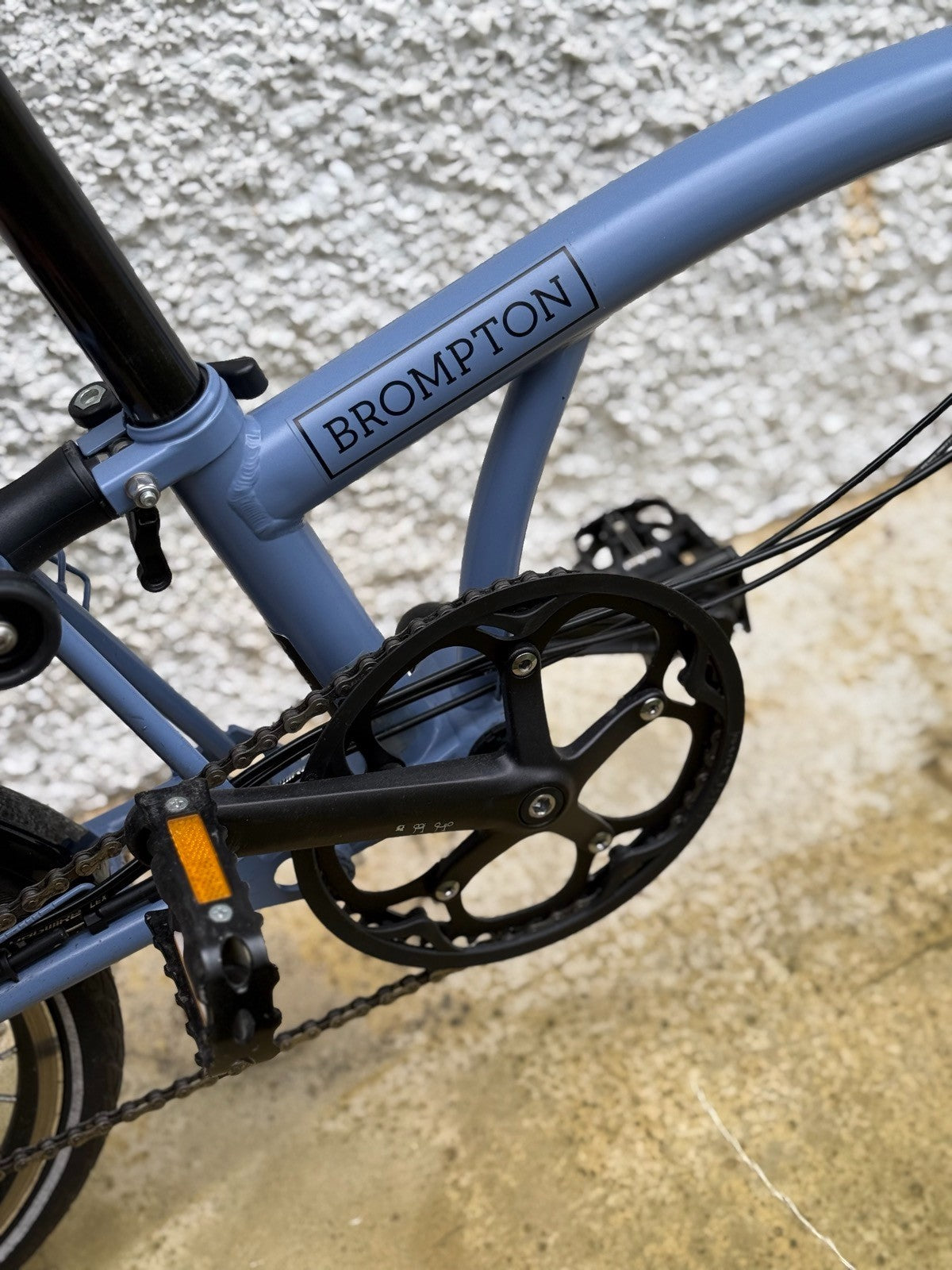 Brompton C Line Explore 6 Speed High Handlebar Cloud Blue