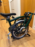Brompton C Line Utility Folding Bike – Racing Green – Excellent Condition