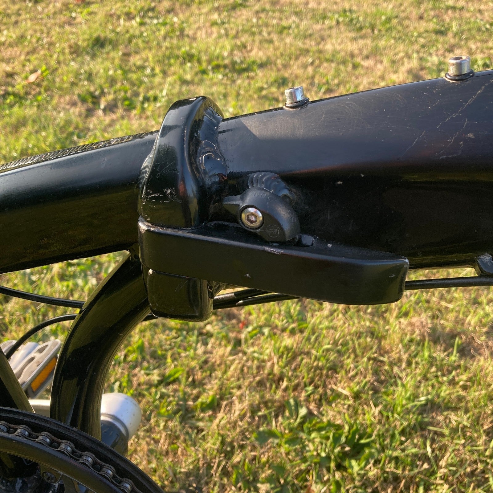 Compass Central Folding Bike 20in 7-speed RevoShift Shimano Gears - Alloy Frame