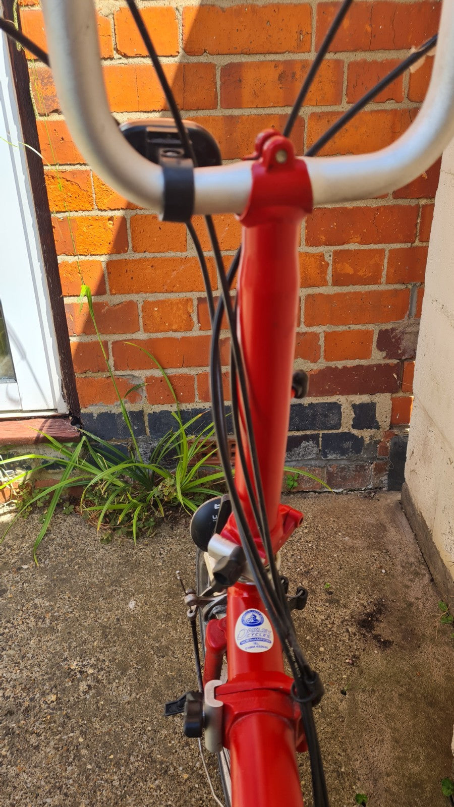Brompton M6R 6 Speed Folding Bike Red Rear Rack Mudguards UK Made