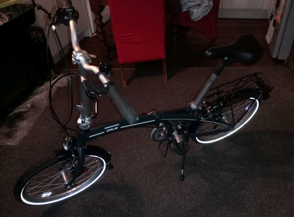 ORUS folding Bike + lock & key