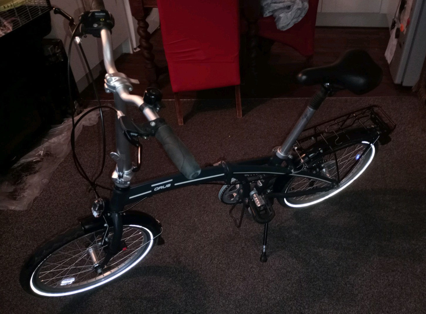ORUS folding Bike + lock & key
