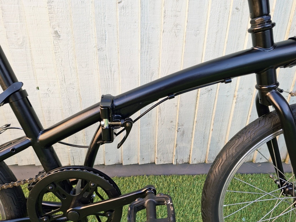 Oxylane 100 Black Folding Bicycle Single Speed