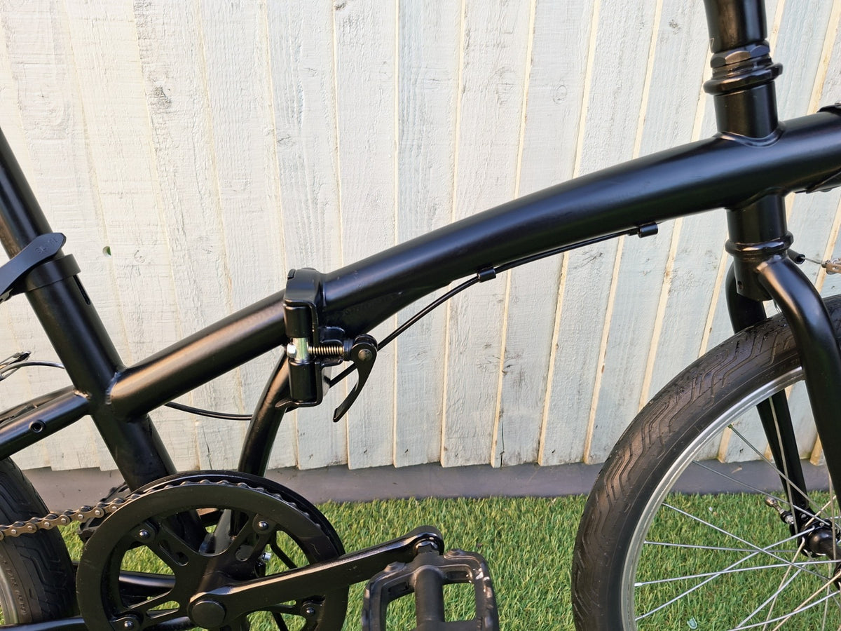 Oxylane 100 Black Folding Bicycle Single Speed