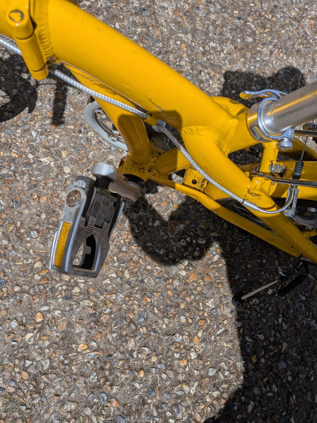 Bobbin Yellow Folding Bicycle Like Brompton Folding Bike
