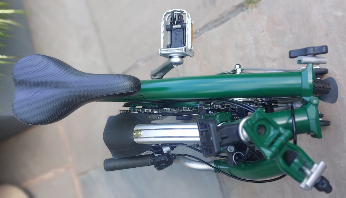 Brompton M6R C Line British Racing Green Excellent Cond less than 90 miles