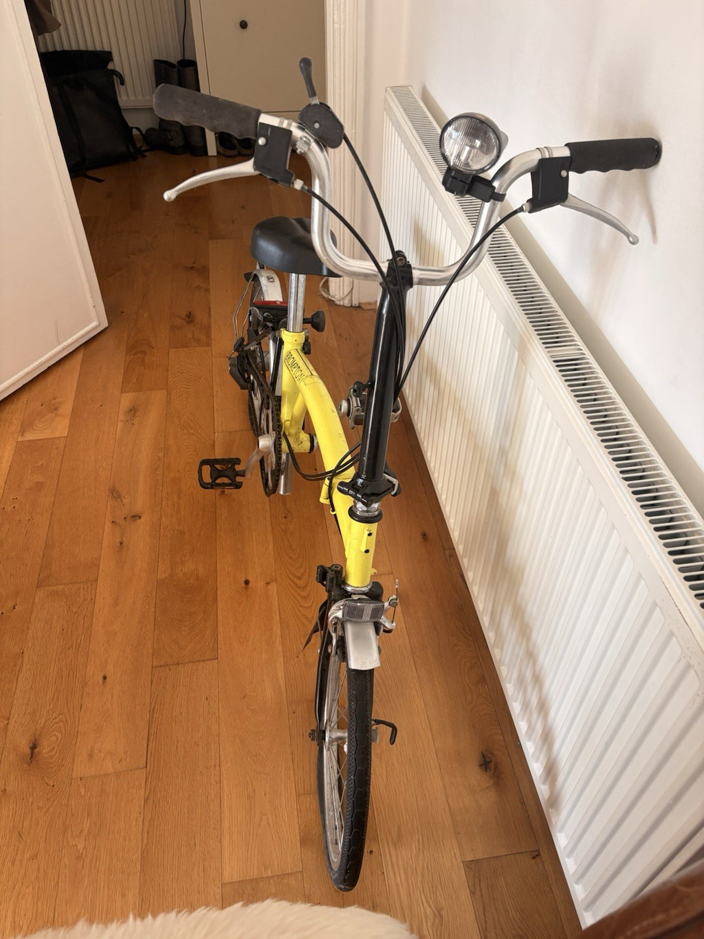 Brompton M3L Folding Bike 2002 Yellow