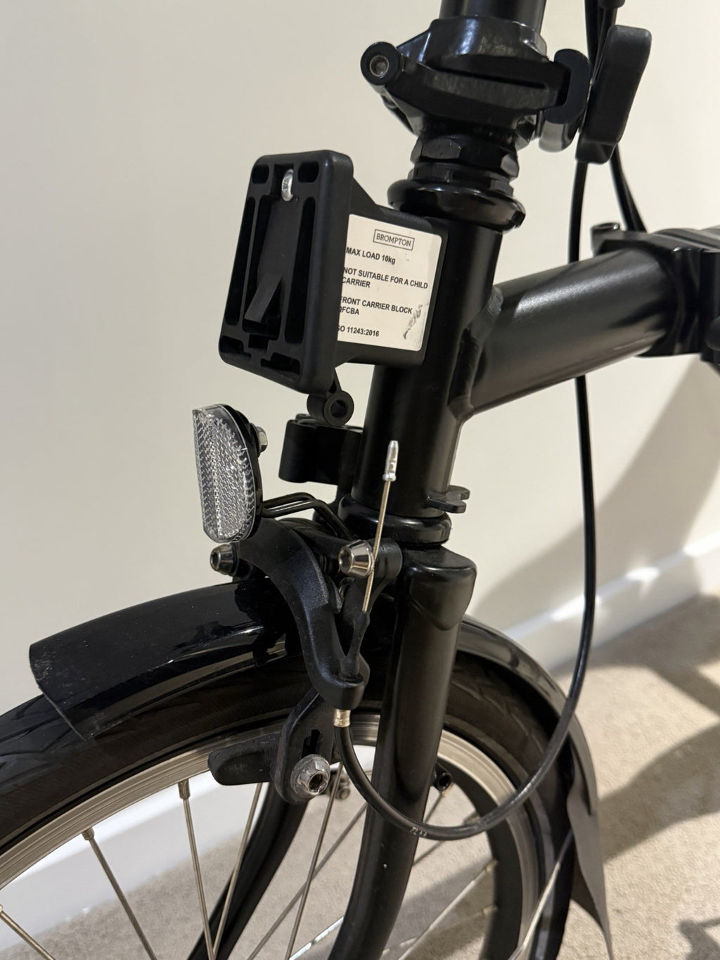 Brompton 2024 C Line 2-Speed Black Folding Bike