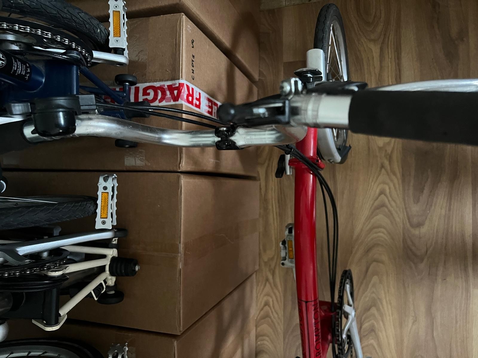 Brompton C Line M6R (6 Speed)  folding bicycle - Red