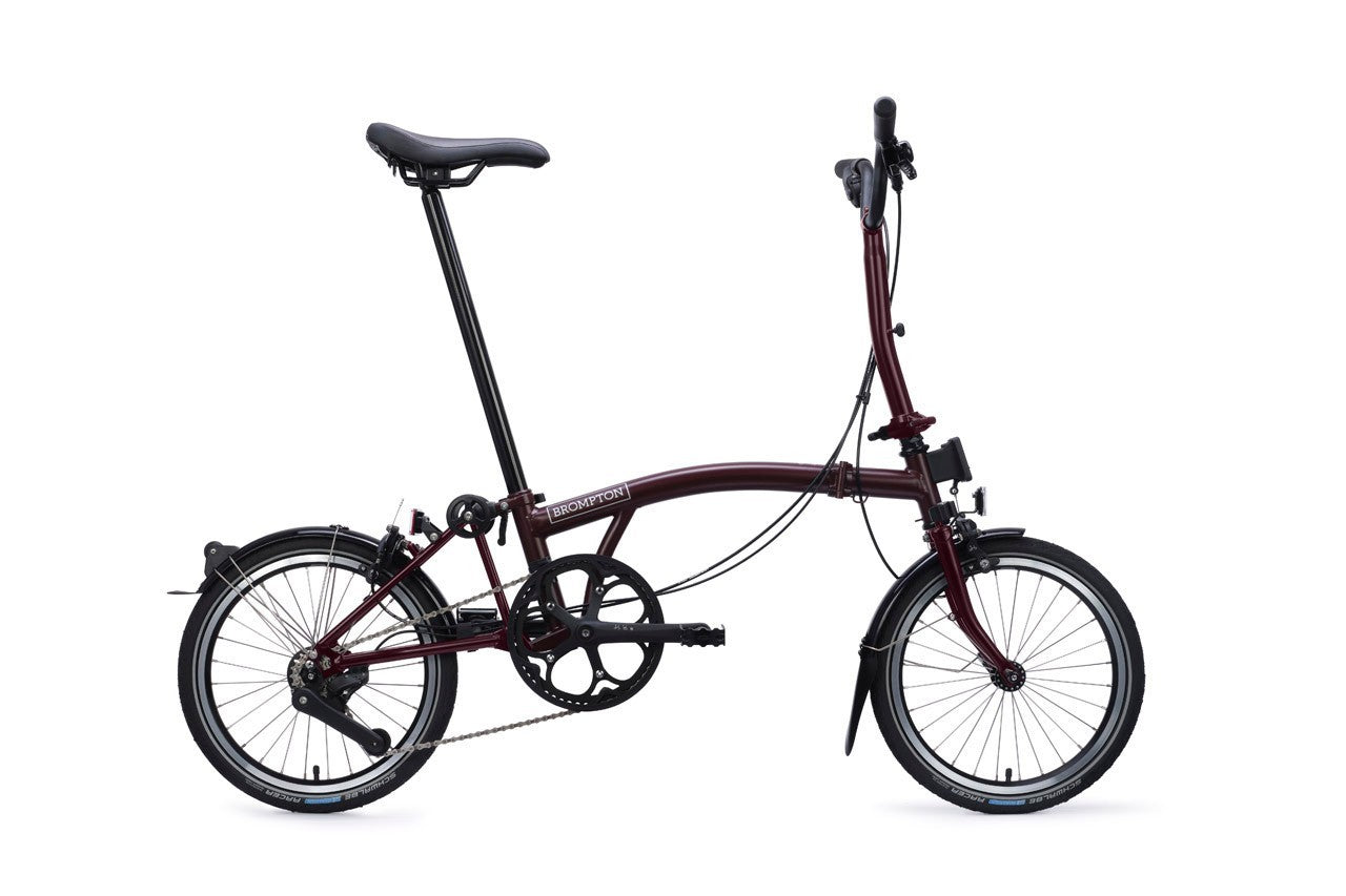 Brompton C line 4 Speed Plum Red Mid - M4L - RRP £1399 - World Delivery