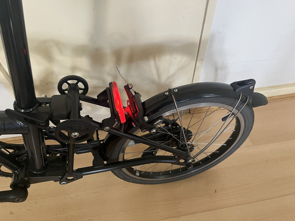 Brompton P Line Electrc Urban 4S, Midnight Black Edition Mid Handlebar RRP £3800