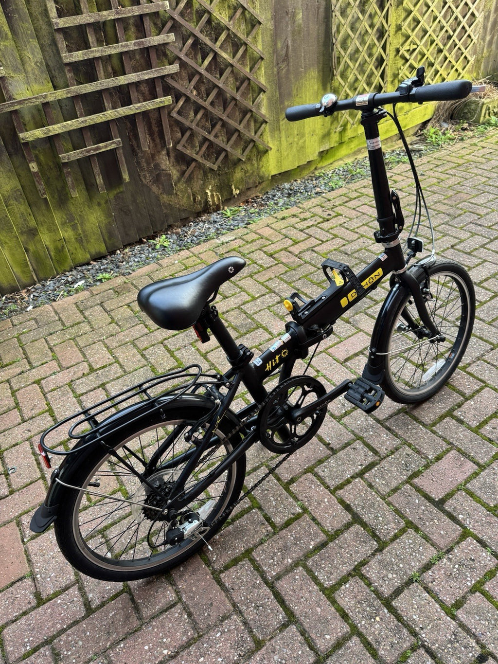 Dahon Hit Folding Bike 6-Speed 20" Black Wheel Assembly Tools Not Included