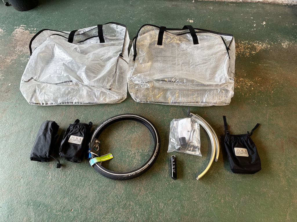 Two brompton folding bike's