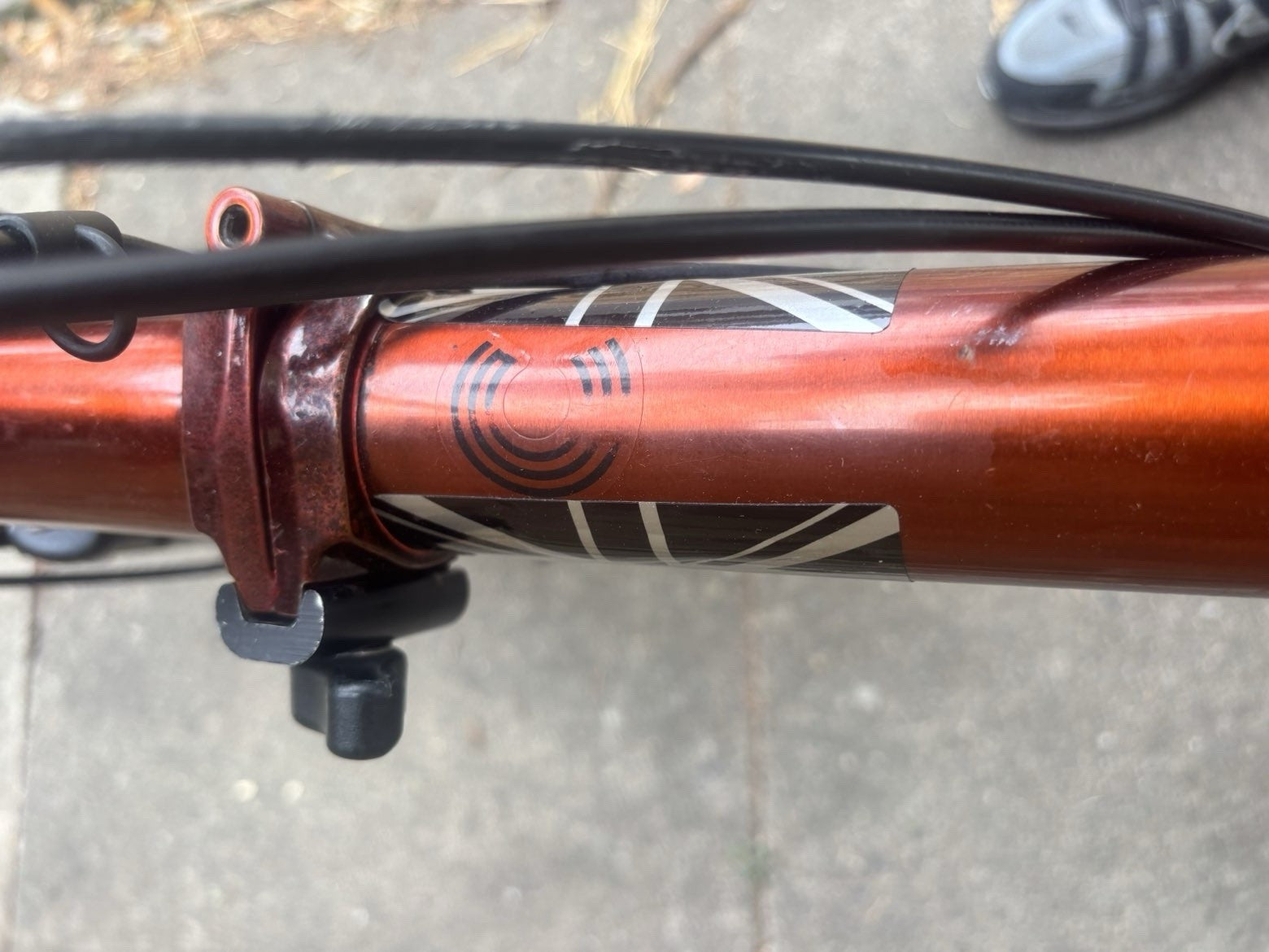 Brompton 6-speed In Flame Lacquer Folding Bicycle