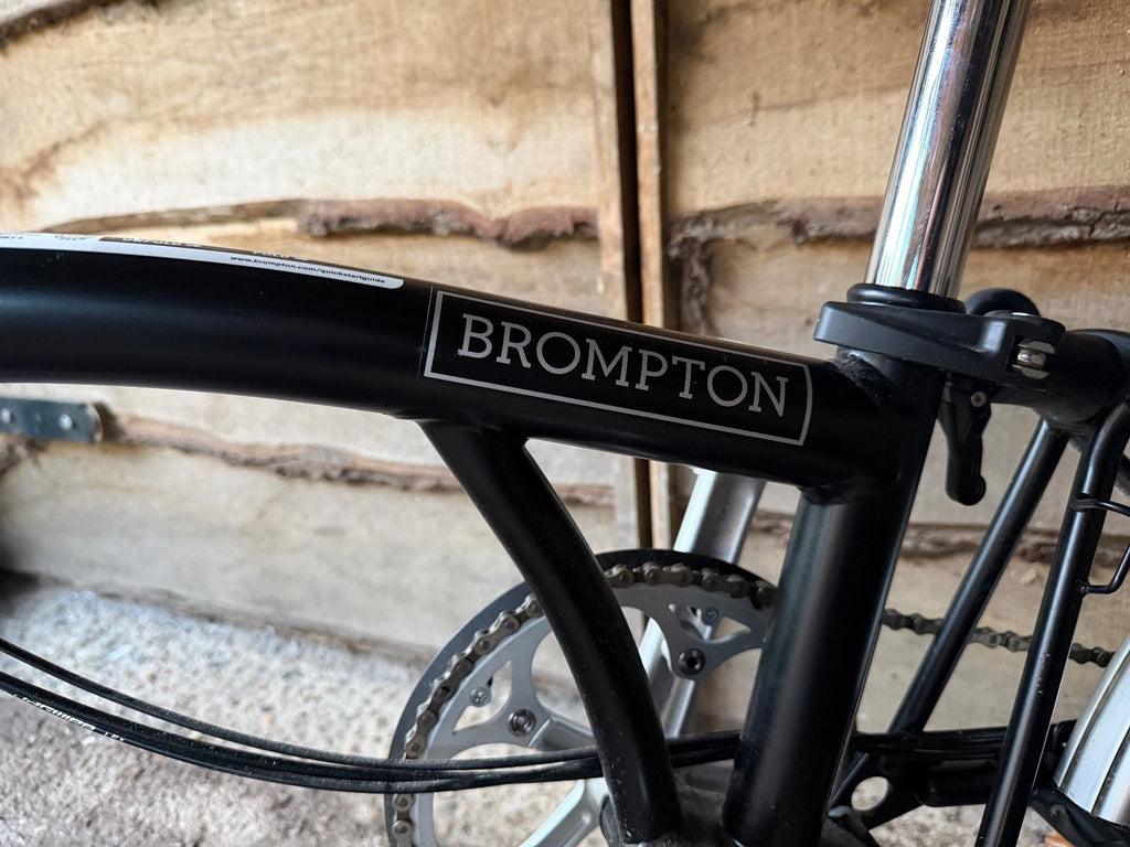 Brompton S3L folding bicycle C Line Equivalent in Satin Black - new